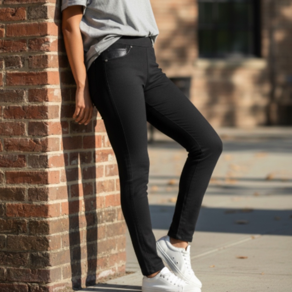 Black Ponte Pants
